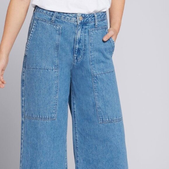 Current Elliot The Forum Wide Leg Jean Size - Picture 3 of 11